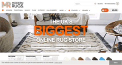 Desktop Screenshot of modern-rugs.co.uk